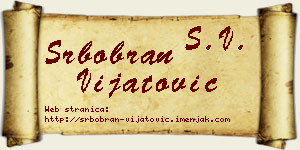 Srbobran Vijatović vizit kartica